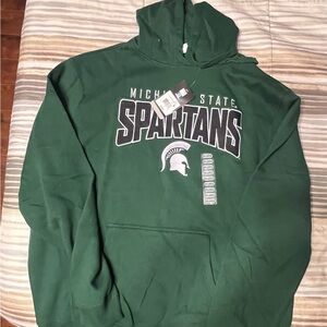 Green Michigan State Spartans Hoodie
